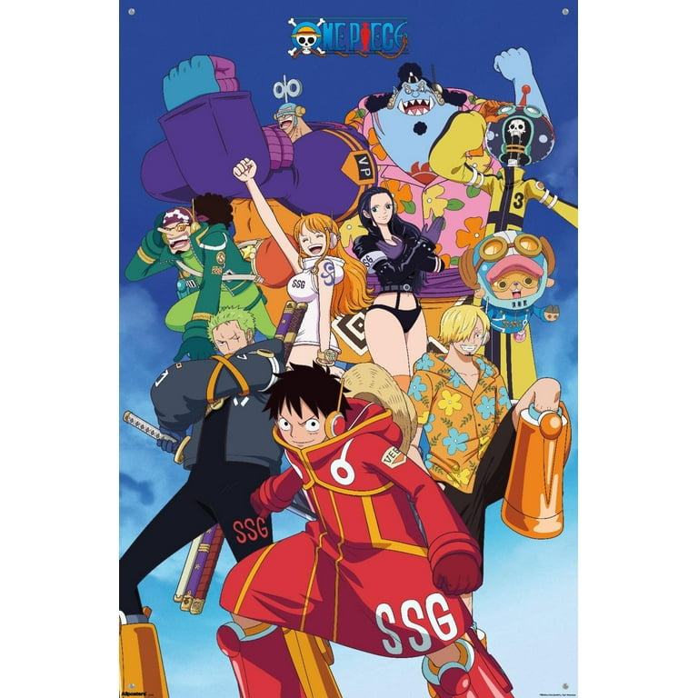 One Piece: Egghead Arc - Voyage 2 Group Wall Poster with Pushpins