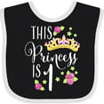 thumbnail image 3 of Inktastic This Princess is One First Birthday Girls Baby Bib, 3 of 4