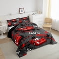 thumbnail image 3 of Castle Fairy Racing Car Twin Comforter Sets for Female Men,Speed Race Car Bedding Set, 3 of 7
