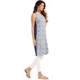 thumbnail image 2 of eloria Floral Printed Sleeveless Kurti In Round Neck Design, 2 of 4