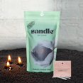 thumbnail image 1 of Sandalia Candle Foton, perlada, 300 ml, negra, sin perfume, 60 h, quemada, 1 of 9