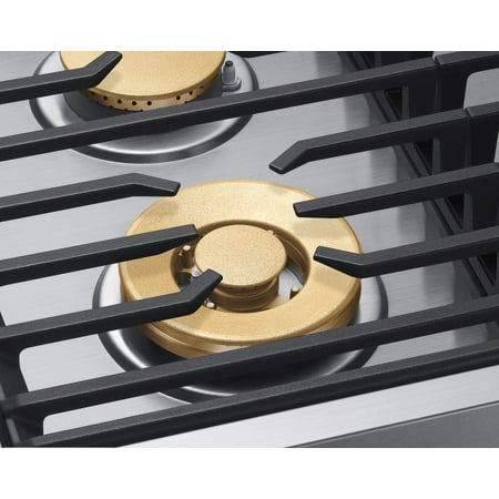 Dacor - Contemporary 30" Built-In Gas Cooktop with 4 burners with SimmerSear, Liquid Propane Convertible - Silver Stainless Steel