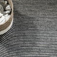 thumbnail image 6 of SAFAVIEH Braided Lars Geometric Reversible Area Rug, Gray/Black, 5' x 5' Round, 6 of 11