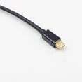 thumbnail image 2 of HLONK 1Pcs Mini DisplayPort to VGA Converter Cable for Tech Users with Plastic and Metal Material in 6 Feet Length, 2 of 6