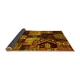 thumbnail image 2 of Ahgly Company Indoor Square Patchwork Yellow Transitional Area Rugs, 6' Square, 2 of 4