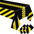 thumbnail image 1 of EcoNesxp Runner Pack Construction Tablecloth Black Birthday Party Tablecloth Suitable for Children Racing Theme Birthday Party Supplies 3 Pack Construction Tablecloth Black Birthday Party Tablecloth, 1 of 5