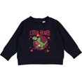 thumbnail image 2 of Inktastic I Steal Hearts Dinosaur Valentine's Day Baby Sweatshirt, 2 of 4