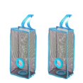 thumbnail image 2 of 2PC Kitchen Hanging Type Breathable Mesh Grid Garbage Bags Storage Bag, 2 of 5