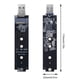 thumbnail image 3 of DQrwqpou Adaptateur SSD M.2 SSD SATA/NVMe Vers USB 3.1 Pour Série 970 960, 3 of 8