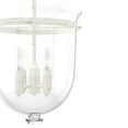 thumbnail image 4 of Hunter - Belltown 4-light Rustic White, Medium Size Pendant Light, Dimmable, Transitional Style, Urn Shaped, for Bedrooms, Dining, Living Rooms - 19314, 4 of 8