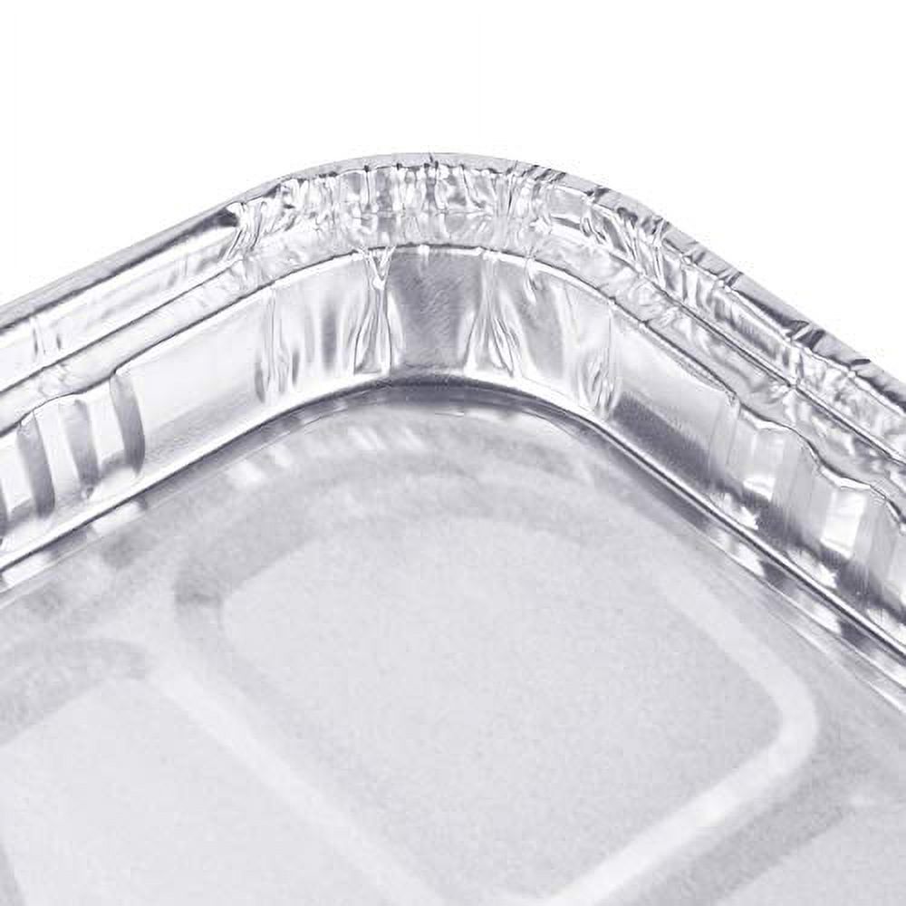 VeZee's Aluminum 12.75X8.87X1.25 inches Cookie Sheet Baking Pans: Disposable Aluminum Foil Trays Ideal for Brownie, Coffee Cakes, Side Dishes : 25 Sheets