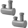 thumbnail image 1 of Shampoo Bowl Sink Hair-P Trap, paquete de 2 unidades, PVC universal MoyRetty, 1 of 7