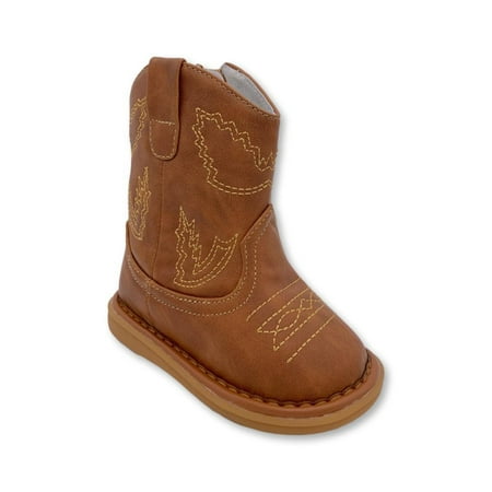 

Wee Squeak Western Boot Brown Size: 8 Color: Brown