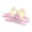 Pink, variant on QinGoo Large Bow Hair Claw Clip for Women Non-Slip Thick Long Hair Accessory 1 Count, 4.3 Inch, Yellow