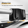 thumbnail image 6 of Heavy Duty Precision Rotary Paper Trimmer, Manual Guillotine Paper Cutter, Cutting Width 600mm/970mm, 6Sheet Capacity for Craft Paper, Photo, Film, Card, Office,CuttingWidth:600mm, 6 of 8