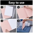thumbnail image 4 of 120Pcs White Thermal Glue Strips, Thermal Pictures Binding Glue Strips for Albums Crafts 11.3x0.2inc, 4 of 5