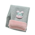 thumbnail image 5 of MeetoTime Toddler Girls Thickened Leggings Baby Elastic Waist Solid Color Cartoon Rabbit Home Warmth Long Trousers Suitable for 8 Months-7 Years, 5 of 5