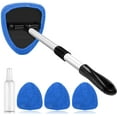 thumbnail image 2 of AstroAI Car Wash Brush, Windshield Cleaner Wand, Glass Cleaning Mop Kit, Handle Cleaner Tool with Spray Bottle for Car Window, Blue, for Gift, 2 of 8