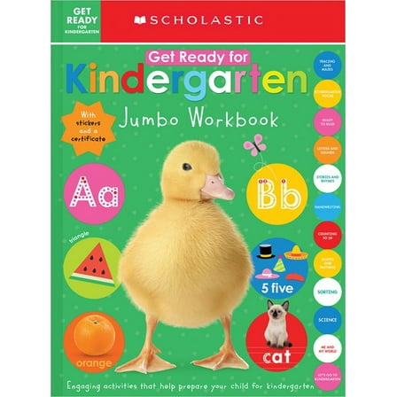 Get Ready for Kindergarten Jumbo Workbook: Scholastic Early Learners (Jumbo Workbook) (Paperback)