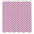 thumbnail image 3 of Ambesonne Polka Dot Shower Curtain, Retro Style Little Spots, 69"Wx75"L, Magenta Pale Pink, 3 of 3