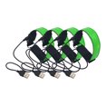 thumbnail image 1 of Wosthever 4 unids/set correa de brazo luminosa con correa ajustable portátil y a prueba de arañazos para correr de noche Ropa Deportiva, Zapatos verde, 1 of 6