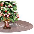 thumbnail image 1 of Sequin Tree Skirt Rose Gold 70Inch Christmas Tree Skirt Halloween Decoration, 1 of 8