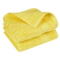 thumbnail image 3 of Ample Decor Hand Towel Set of 2 100% Cotton 18X28 inch - Yellow, 3 of 8