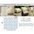 thumbnail image 6 of Soimoi 56 Inch Wide Waterproof Taffeta Fabric by The Yard | Blue Tree Theme | Outdoor Use for Furniture Covers, Umbrellas, Patio Decor & More, 6 of 7