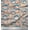 Peach, variant on Soimoi Blue Cotton Duck Fabric Stripe,Leaves & Begonia Floral Print Fabric by the Yard 42 Inch Wide