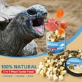 thumbnail image 6 of Sobirdos Turtle Treats,3 in 1 Meat Turtle Food,Made with Fresh Meat,Chicken&Duck&Fish Freeze-Dried,Enriched Protein & Vitamins(90g/3.17oz), 6 of 8