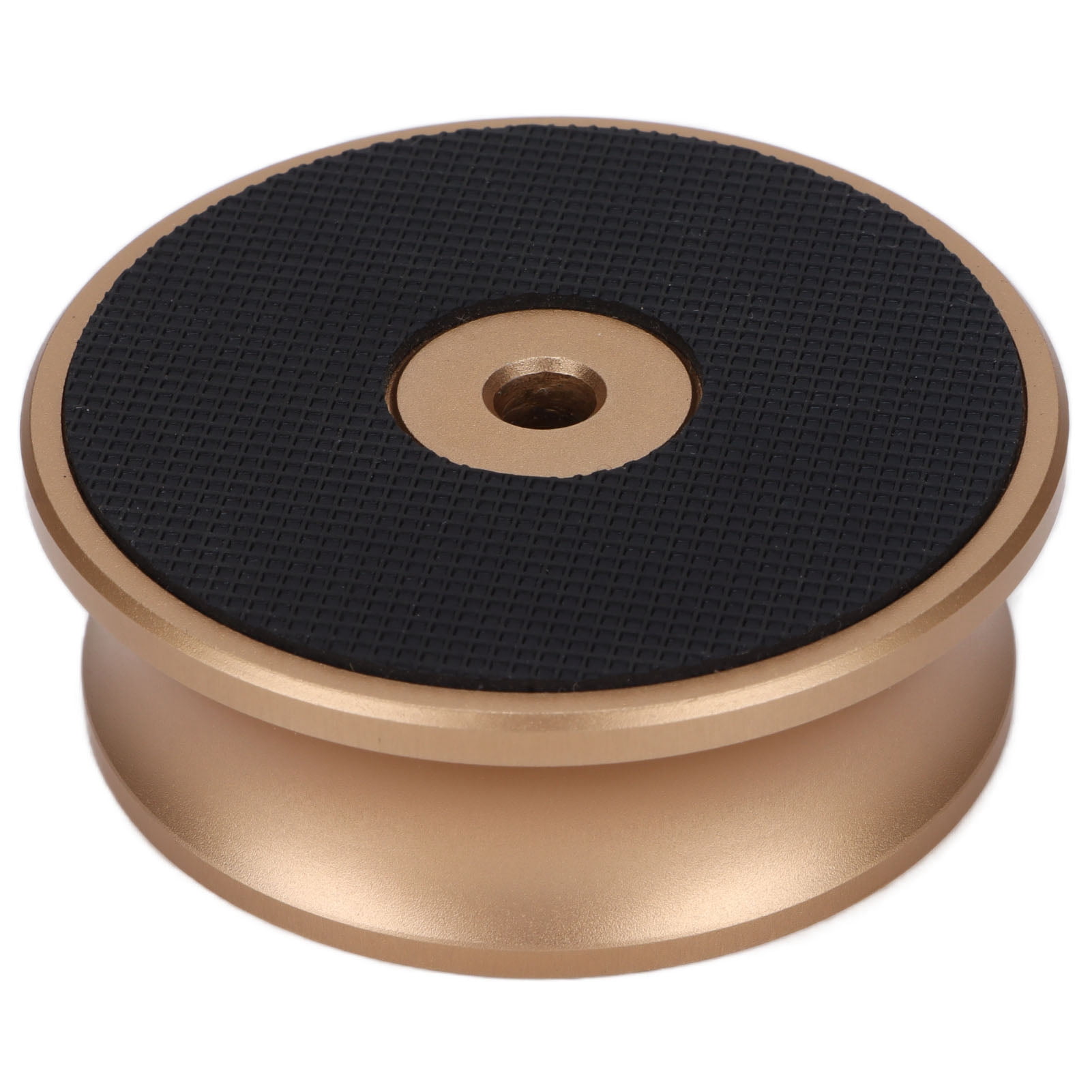 Stabilisateur Pour Disques Vinyles #021bk - Aluminium Noir 425 G - Réduit Les Vibrations - Compatible Toutes Platines