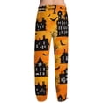 thumbnail image 5 of Satingcolo Mens Pajama Pants Soft Lightweight Men's Pajama Bottoms Sleep Lounge Pants For Men With Halloween Printed, 5 of 7