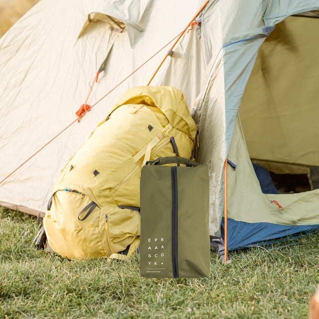 Bolsas de zapatos de viaje Sharpla organizador clasificado para camping Verde S
