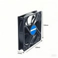 thumbnail image 4 of Cooling Fan 5V1V24V 3D Printer Car Projector Purifier DC Fan Exhaust Machine 120*120*25mm Motherboard Exhaust Fan B1 ,High-Efficiency, 4 of 7