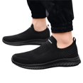 thumbnail image 4 of Men's Knitted Walking Shoes Lightweight Wide Width Sneakers Indoor Outdoor Workout Running Shoes Breathable S𝗅ip On Trainers Shoes Casual Non-S𝗅ip Athlet𝗂c Shoes, 4 of 9
