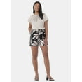 thumbnail image 3 of Time and Tru Women’s Linen-Blend Shorts, 5” Inseam, Sizes XS-XXXL, 3 of 5