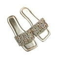 thumbnail image 1 of Latrodar Sandales de Douche pour Femmes Rétro Douces Marche Sandales d'Été Douces EVA Sandales de Plage Sandales d'Extérieur Talon Plat Respirant Coussin pour Femme, 1 of 5