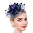 thumbnail image 1 of Coofit Fascinator Hat Dual-use Mesh Flower Creative Tea Party Hat Fascinator Hair Clip, 1 of 8