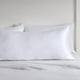Mainstays Woven Solid Satin Body Pillow Cover, Zipper Closure, 20