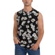 thumbnail image 1 of Balery Daisies Flowers Camisetas sin mangas para hombre, absorbe la humedad y protege contra el mal olor.-3X-Large, 1 of 7