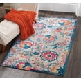 thumbnail image 6 of Nourison Passion Floral Ivory 3'9" x 5'9" Area Rug, (4x6), 6 of 7