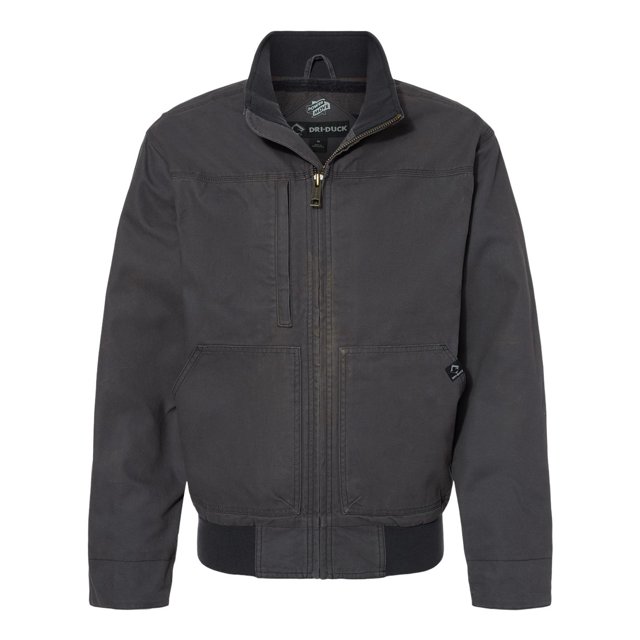 DRI DUCK Force Bomber Jacket, S, Charcoal