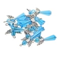 thumbnail image 1 of 12 colgantes de hadas y ángeles hechos a mano con cuentas acrílicas para la fabricación de joyas. Azul, 1 of 9