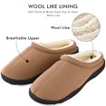 thumbnail image 2 of VONMAY Boys Girls Moccasins Slippers Memory Foam House Shoes Big Kids, 2 of 7