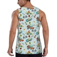 thumbnail image 3 of Xecao Cartoon Car Racing Men's Tank Top Workout Quick Dry Sleeveless Gym Jogging Muscle Shirts Summer Swim Beach Tops, 3 of 9