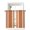 Orange, variant on Vintage Turquoise Striped Tier Curtains 24 Inch Length,Sheer Curtains for Bedroom Living Room Farmhouse Modern Stripes Boho Texture Short Kitchen Curtains for Small Half Window 27.5"x24" 2 Panels