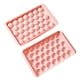 thumbnail image 5 of Bearachild Ice Cube Tray Molds Double Layer Icing Shaped Homemade DIY Cubes Kitchen PP Moulds Reusable Round Making Washable Maker Rosa 33 Rejillas 2piezas Bearachild CBP487925, 5 of 6