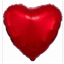 18-Inch Red Heart-Shaped Foil Balloons Valentine Decor Gift Ideas Love Party