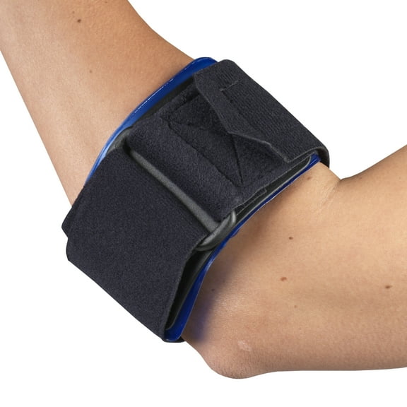 OTC Tennis Elbow Strap with Gel Pad, Black, Universal