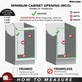 thumbnail image 3 of Rev-A-Shelf 31" Soft Close Tip Out for Sink Base Cabinet, 6581-31SS-SC-1, 3 of 7